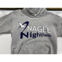 "Nagel Nighthawks" Hoodie Sweatshirt - Grey